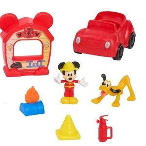 Disney Mickey Mouse Firefighter Adventure Set - Red and Yellow